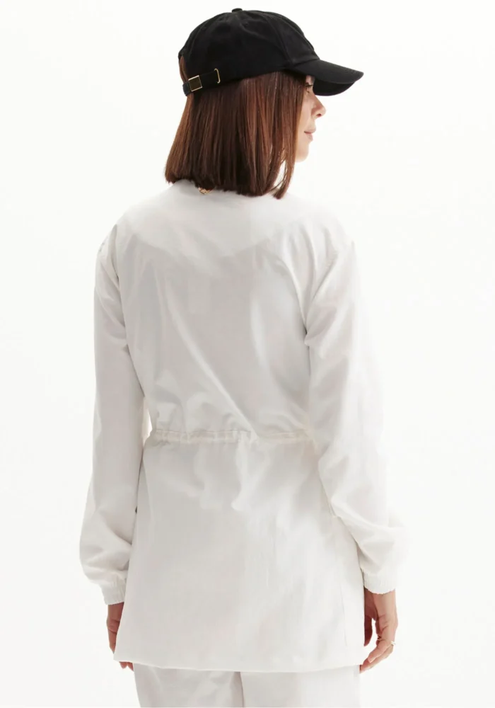 PARKA ALONGADA BRANCA COM ESTAMPA LOCAL LANÇA PERFUME - Image 2