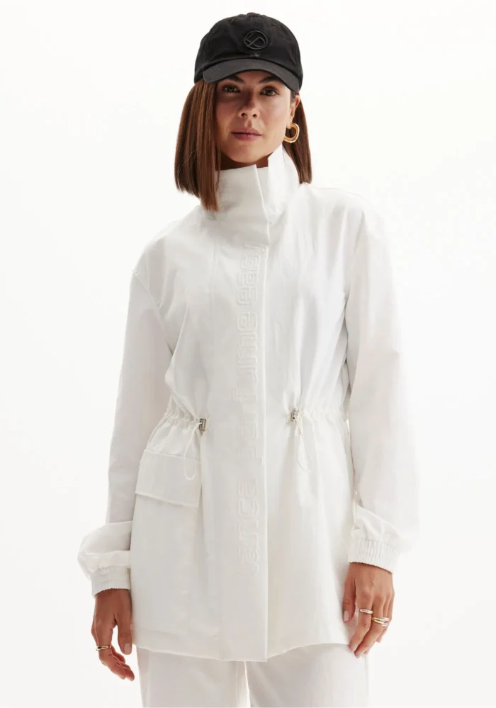 PARKA ALONGADA BRANCA COM ESTAMPA LOCAL LANÇA PERFUME - Image 3