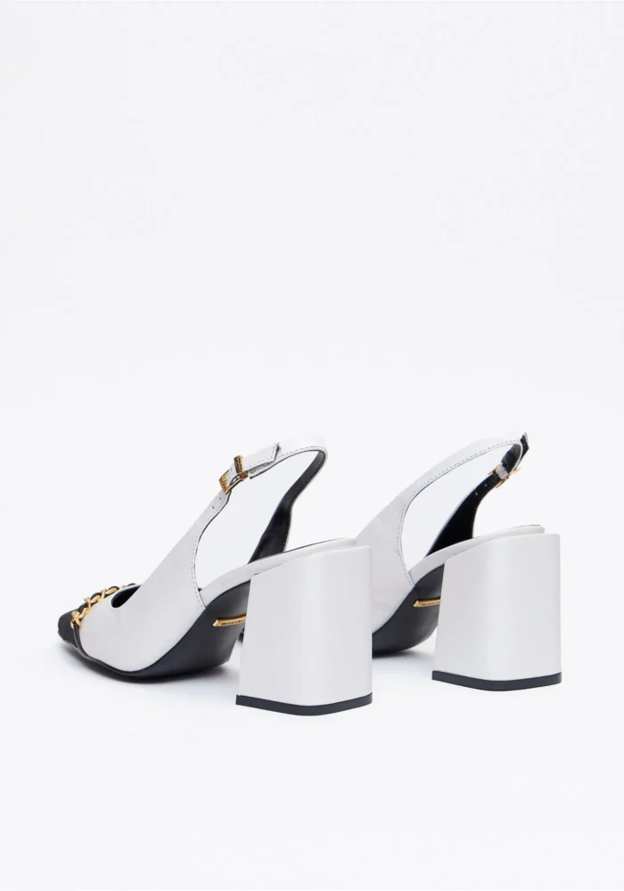 SCARPIN PRETO E BRANCO LANÇA PERFUME - Imagen 3