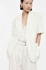 BLAZER BRANCO MANGA CURTA IMPERIAL