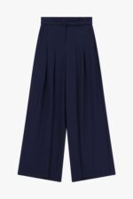 CALÇAS PANTALONAS COM PREGAS AZUIS IMPERIAL - Image 2