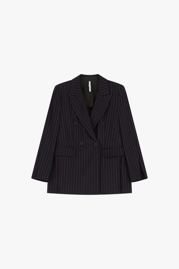 BLAZER CASTANHO ESCURO COM RISCA DIPLOMÁTICA IMPERIAL - Image 4