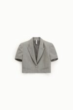 BLAZER CURTO CINZENTO DE MANGA CURTA IMPERIAL - Image 3