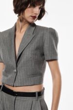 BLAZER CURTO CINZENTO DE MANGA CURTA IMPERIAL - Image 4
