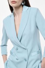 BLAZER AZUL CIANO COM BOTÕES FORRADOS IMPERIAL - Image 2