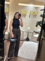 TOP PRETO SEM MANGAS PONTO CHIC