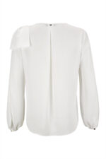 BLUSA BRANCA COM LAÇO E FOLHOS SILVINA CAMPOS - Image 4