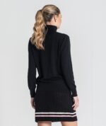 CAMISOLA PRETA COM GOLA ALTA RUGA - Image 3