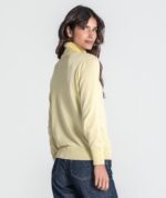 CAMISOLA  AMARELO MANTEIGA COM GOLA ALTA  RUGA - Image 2