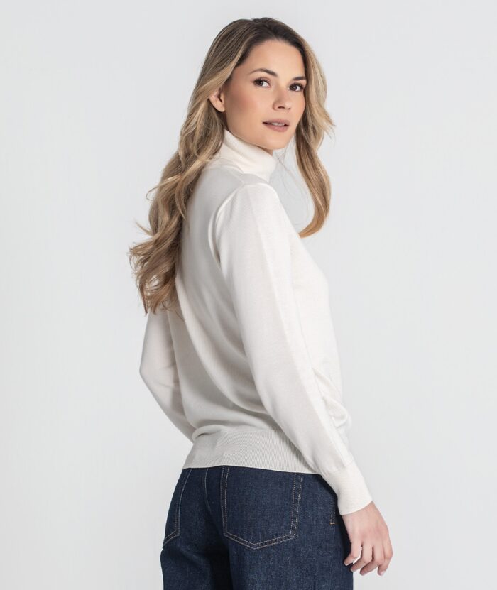 CAMISOLA CRU COM GOLA  ALTA RUGA - Image 3