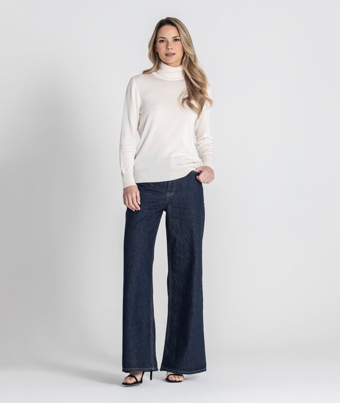 CAMISOLA CRU COM GOLA  ALTA RUGA - Image 2