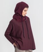 BALACLAVA BORGONHA EM MALHA SUAVE RUGA