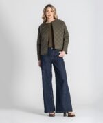 CASACO ACOLCHOADO VERDE TROPA COM INTERIOR ESTAMPADO RUGA - Image 2