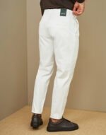 CALÇA CHINO TAPERED OFF-WHITE ZOLF - Image 3