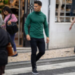 CAMISOLA GOLA ALTA VERDE ZOLF