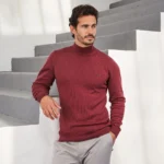 CAMISOLA MEIA GOLA BORDEAUX ZOLF