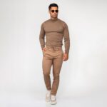 CAMISOLA MEIA GOLA TAUPE ZOLF - Image 3