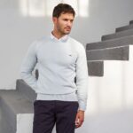 CAMISOLA TRICOT DECOTE REDONDO AZUL CLARO ZOLF