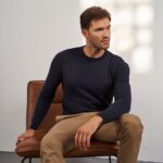 CAMISOLA TRICOT DECOTE REDONDO AZUL ZOLF