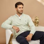 CAMISOLA LISA COM FECHO VERDE CLARO ZOLF