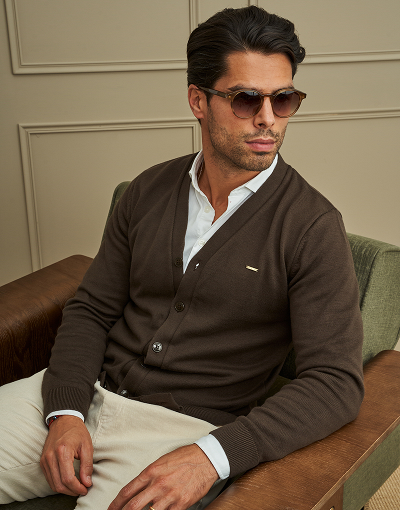 232103002_Cacau_1 CARDIGAN BOTÕES CACAU ZOLF - Image 1