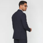 FATO AZUL COM QUADRADOS CINZA SLIM FIT ZOLF - Image 4