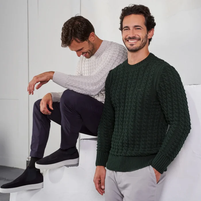 CAMISOLA TRICOT COM DETALHE VERDE ESCURO ZOLF - Image 2