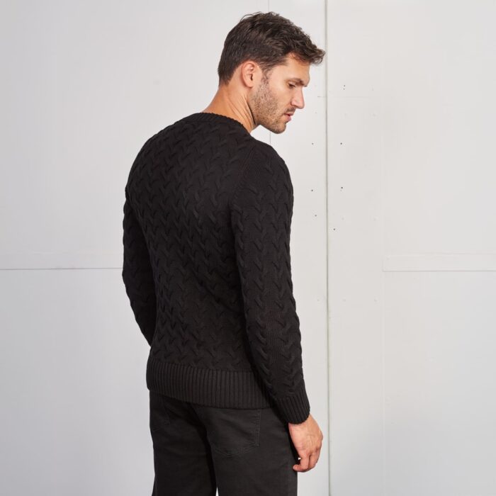 CAMISOLA TRICOT COM RELEVO PRETA ZOLF - Image 3