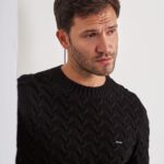 CAMISOLA TRICOT COM RELEVO PRETA ZOLF - Image 2
