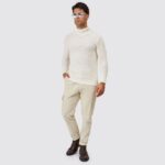 CAMISOLA TRICOT MEIA GOLA TEXTURADA CRU ZOLF - Image 2