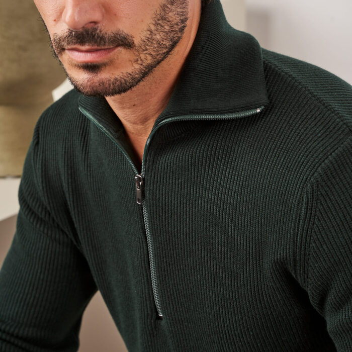 CAMISOLA TRICOT COM GOLA DETALHE VERDE ZOLF - Image 2