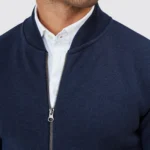 CASACO TRICOT BOMBER AZUL ZOLF - Image 3