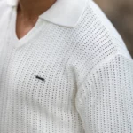 POLO PONTO CROCHE MANGA COMPRIDA CRU ZOLF - Image 4