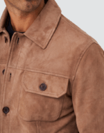 SOBRECAMISA EM CAMURÇA CASTANHA ZOLF - Image 6