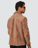 SOBRECAMISA EM CAMURÇA CASTANHA ZOLF - Image 9