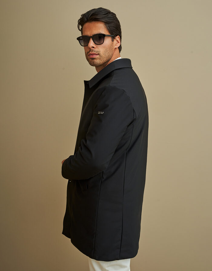 GABARDINE IMPERMEÁVEL PRETA ZOLF - Image 3