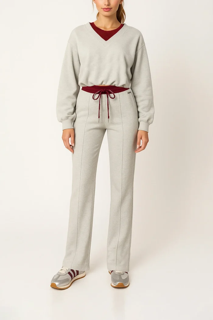 CAMISOLA CINZENTA DECOTE V SAHOCO - Image 2