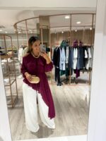 TÚNICA FÚCSIA COM CINTO SAHOCO - Image 2