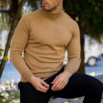 CAMISOLA GOLA ALTA CAMEL ZOLF - Image 2