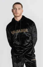 SWEAT PRETA VELUDO COM CAPUZ GIANNI KAVANAGH