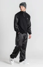 SWEAT PRETA COM DETALHE EM CONTRASTE GIANNI KAVANAGH - Image 3