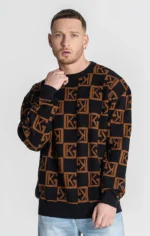 CAMISOLA CASTANHA ESTAMPADA LOGO GIANNI KAVANAGH