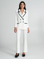 BLAZER BRANCO COM PERFIL PRETO RINASCIMENTO - Image 3