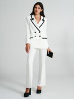 BLAZER BRANCO COM PERFIL PRETO RINASCIMENTO - Image 5
