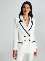 BLAZER BRANCO COM PERFIL PRETO RINASCIMENTO