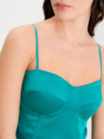 TOP TURQUESA COM EFEITO CORSET RINASCIMENTO - Image 5