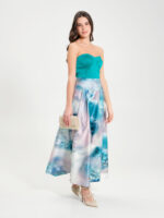 TOP TURQUESA COM EFEITO CORSET RINASCIMENTO - Image 4