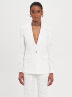 BLAZER DE GANGA BRANCO TEXTURADO RINASCIMENTO - Image 5