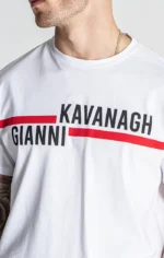T-SHIRT BRANCA LOGO GIANNI KAVANAGH - Image 2