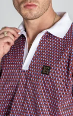 POLO MULTICOLOR COM PADRÃO GEOMÉTRICO GIANNI KAVANAGH - Image 3